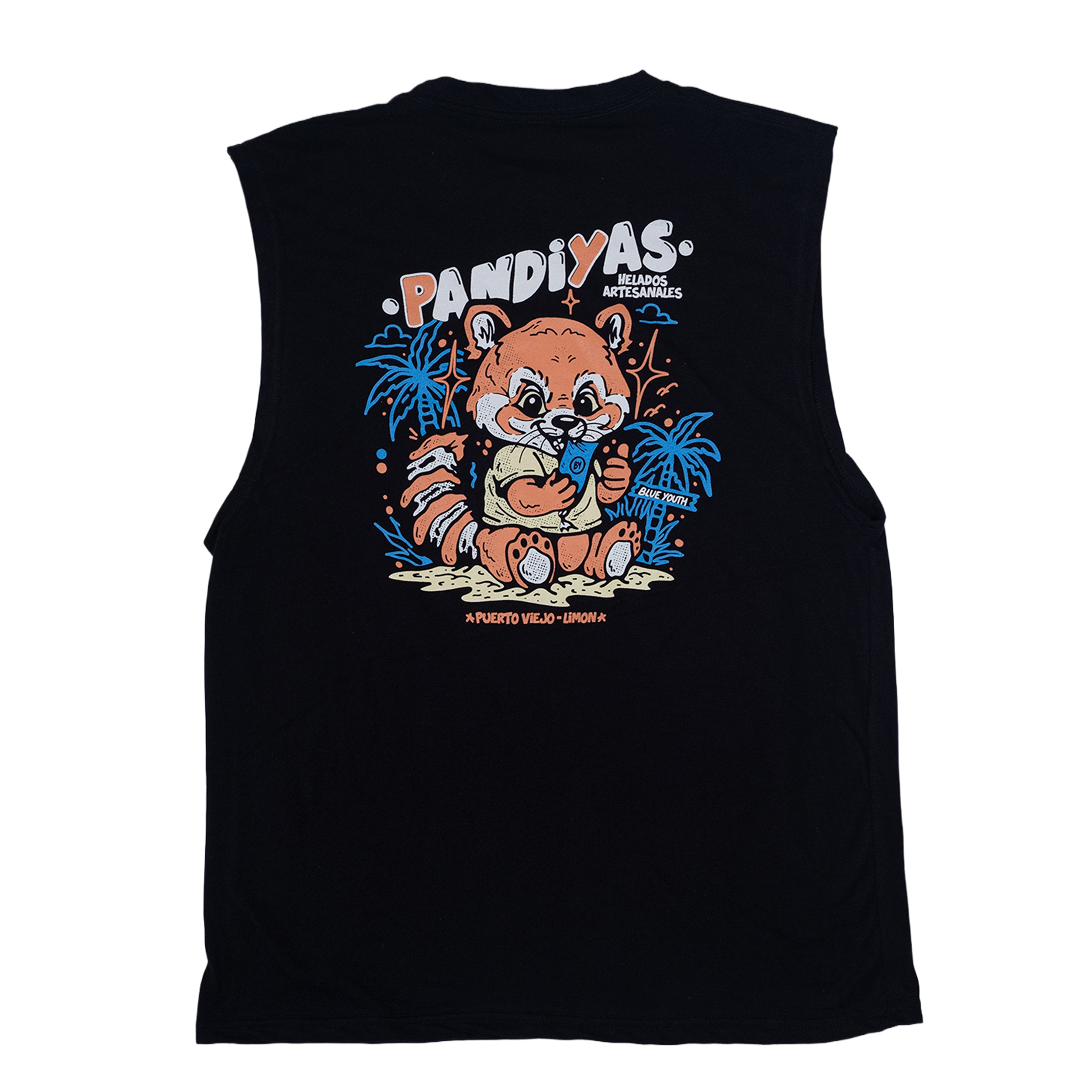 Pandiyas X Blue Youth - Camisa sin mangas