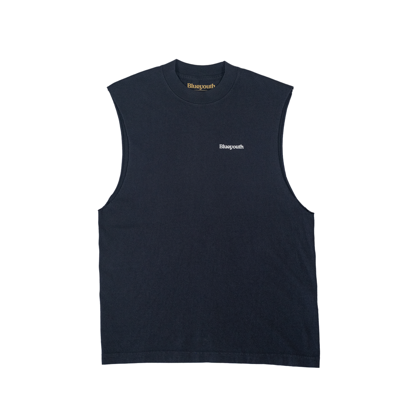 Camiseta Blue Youth Essentials con logo en relieve, 100% algodón premium de California de 180 gramos, resistente al lavado y diseñada en Costa Rica.