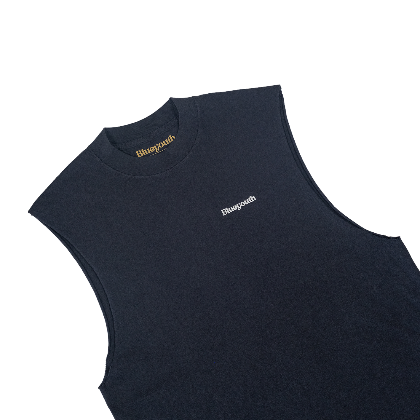Camiseta Blue Youth Essentials con logo en relieve, 100% algodón premium de California de 180 gramos, resistente al lavado y diseñada en Costa Rica.