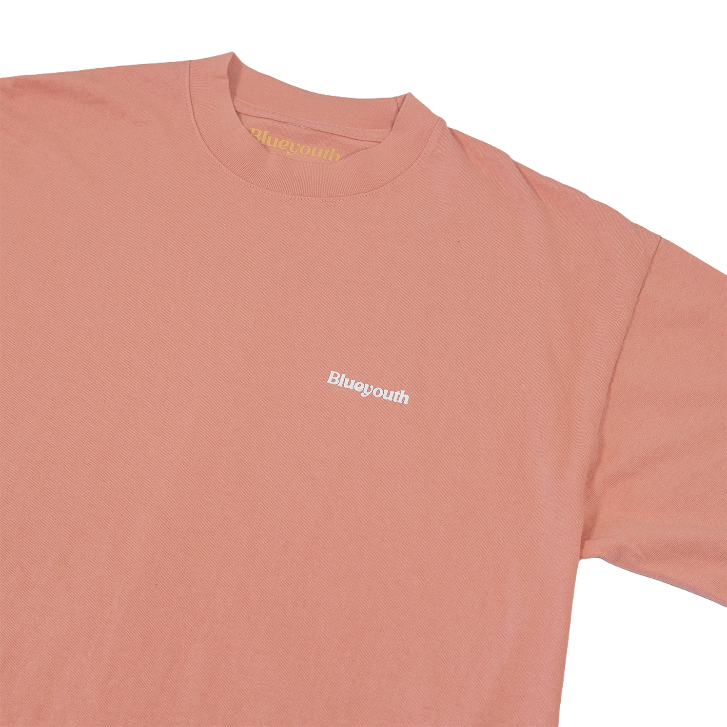 Camiseta Blue Youth Essentials con logo en relieve, 100% algodón premium de California de 180 gramos, resistente al lavado y diseñada en Costa Rica.