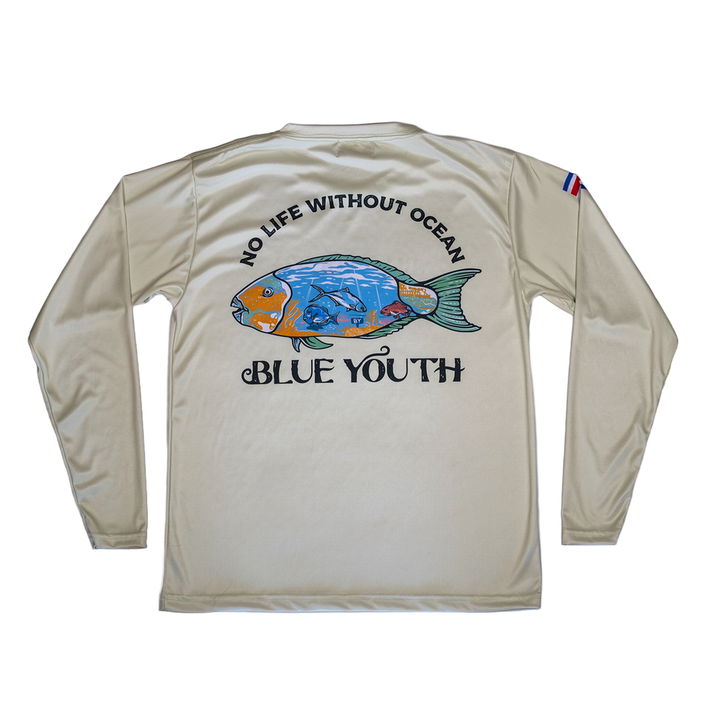 Camisa diseñada en el Caribe de Costa Rica para los amantes de la pesca