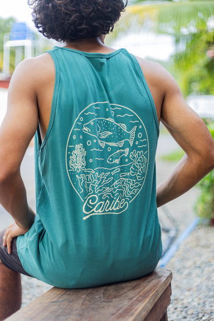 Caribbean Tank Top - Turquoise