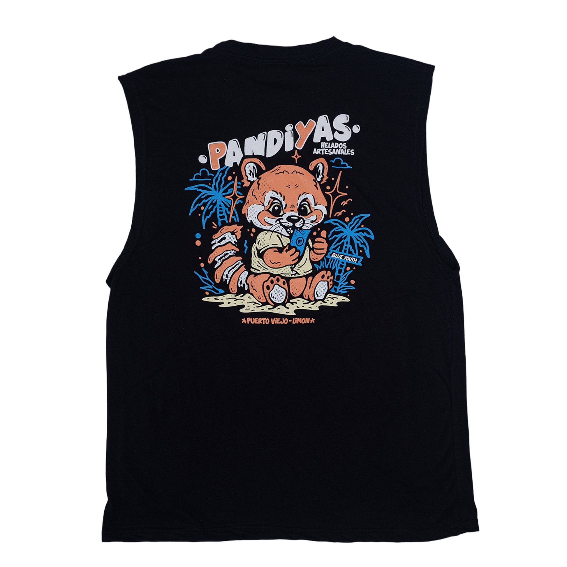 Pandiyas X Blue Youth - Camisa sin mangas