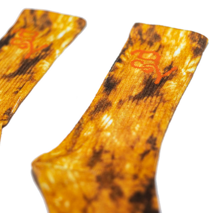BY Tie Dye Socks Fire