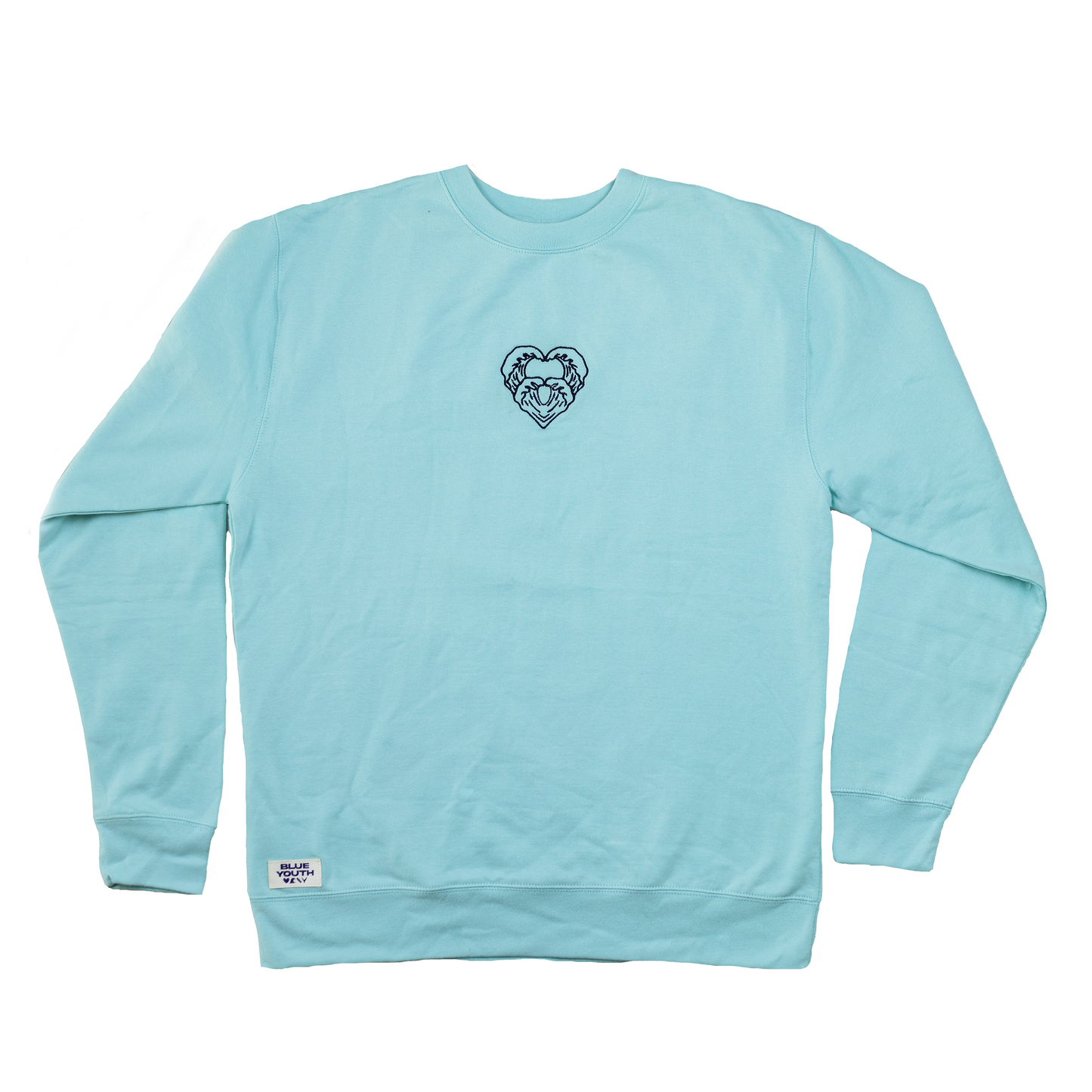 King Fish Tail - Crewneck Menta