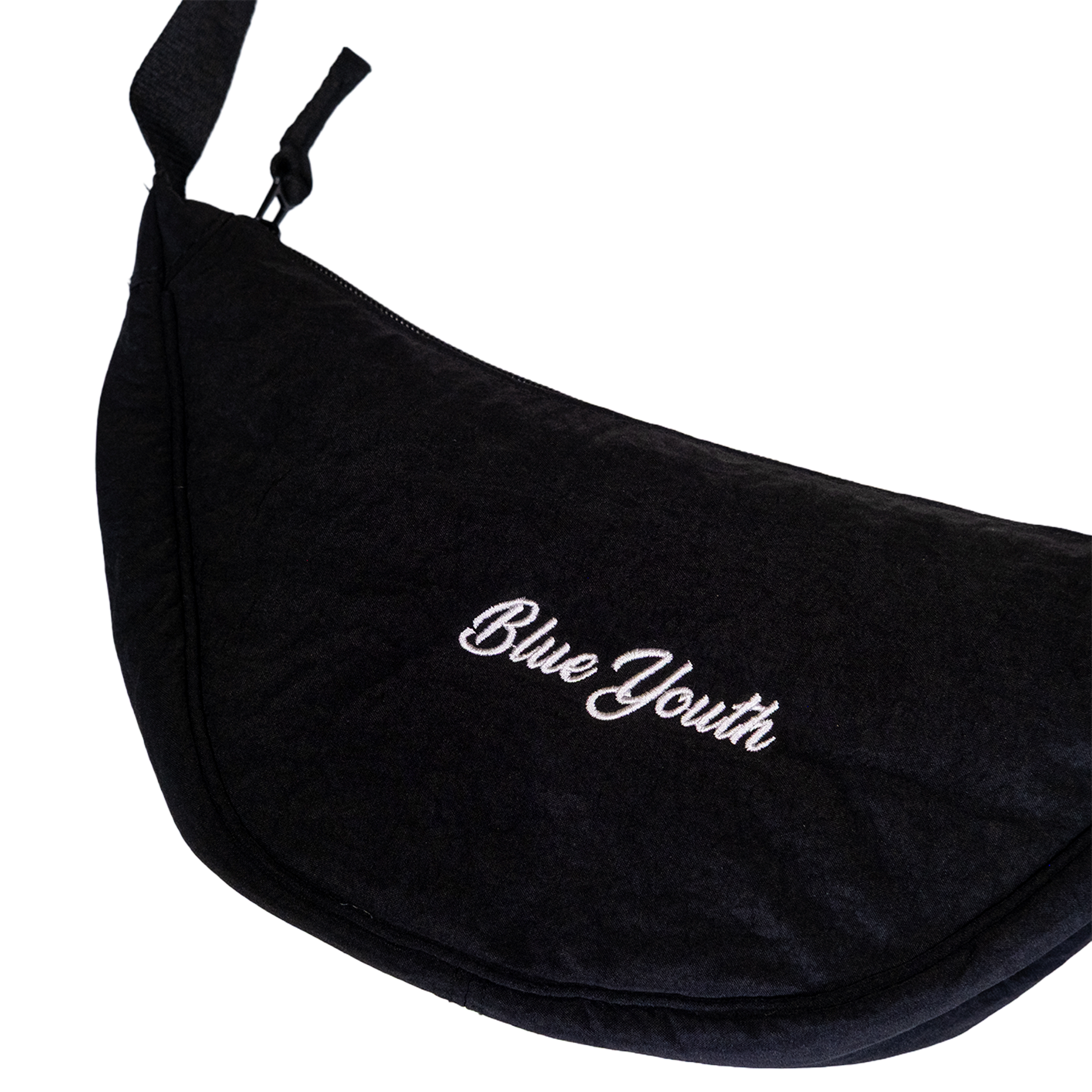 Bolso negro marca Blue Youth diseñado en Puerto Viejo Costa Rica