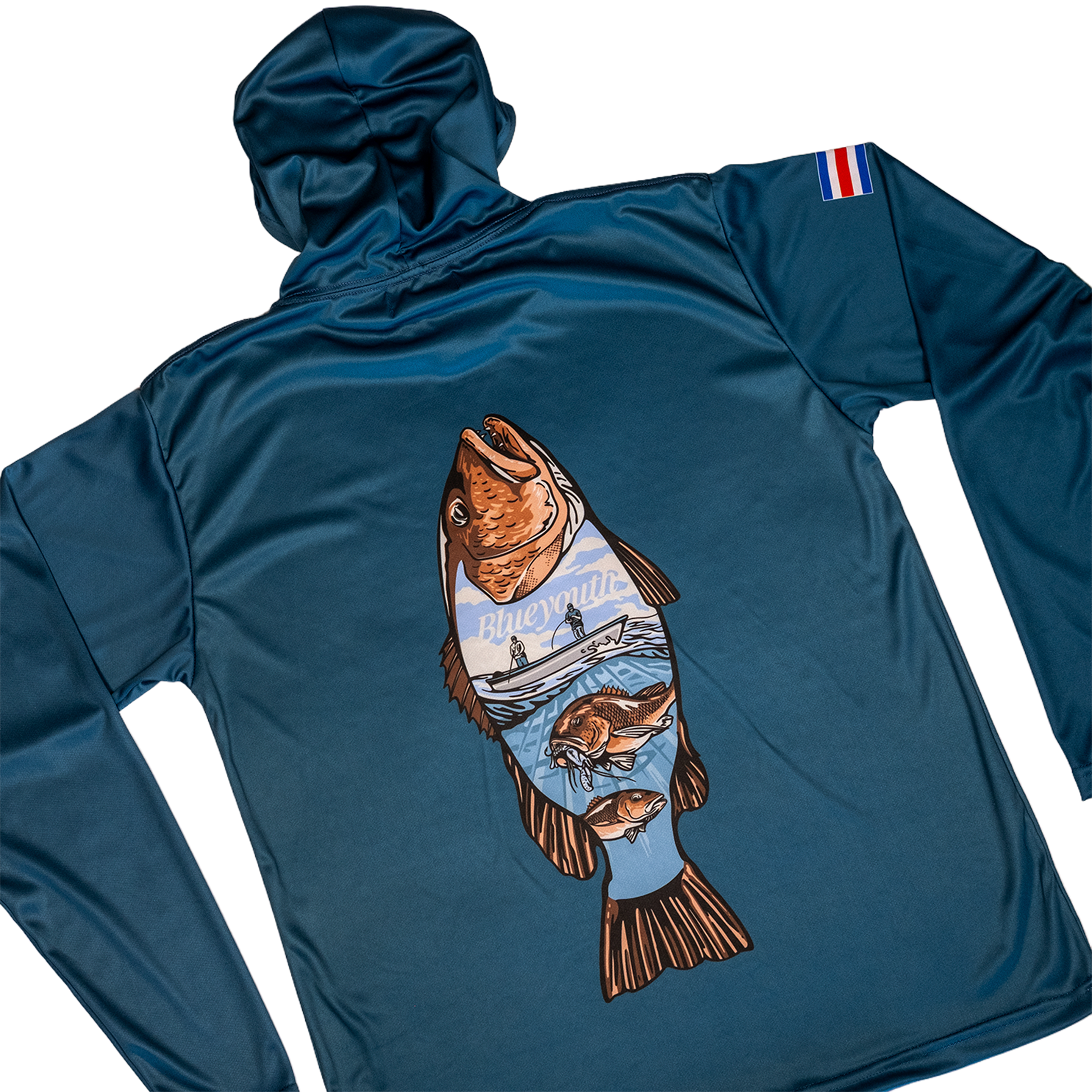 Camisa diseñada en Puerto Viejo para los amantes de la pesca