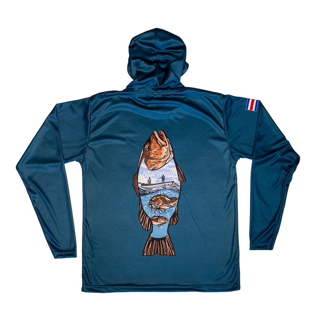 Camisa diseñada en Puerto Viejo para los amantes de la pesca