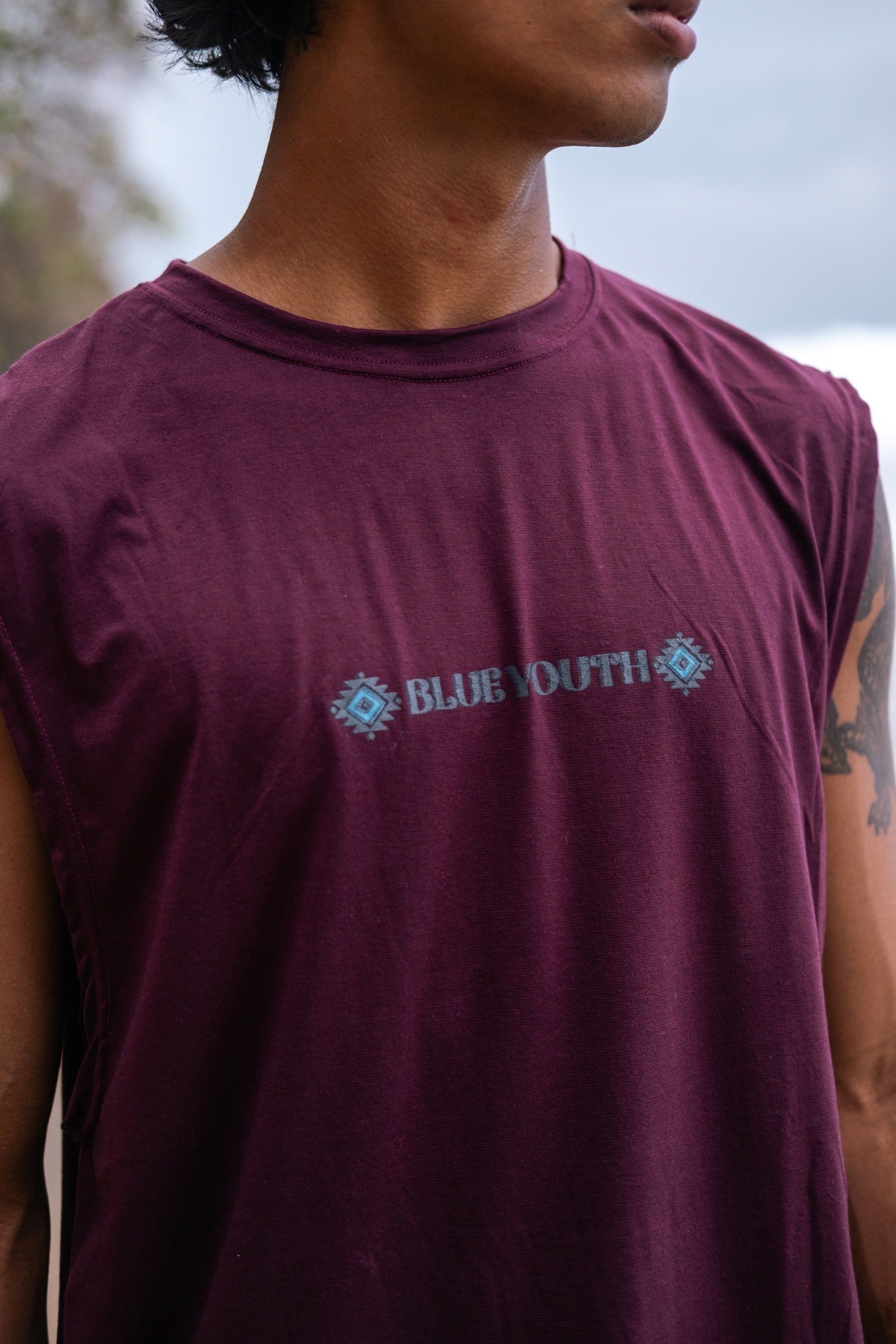 Camiseta sin mangas para los amantes de las olas y el surf