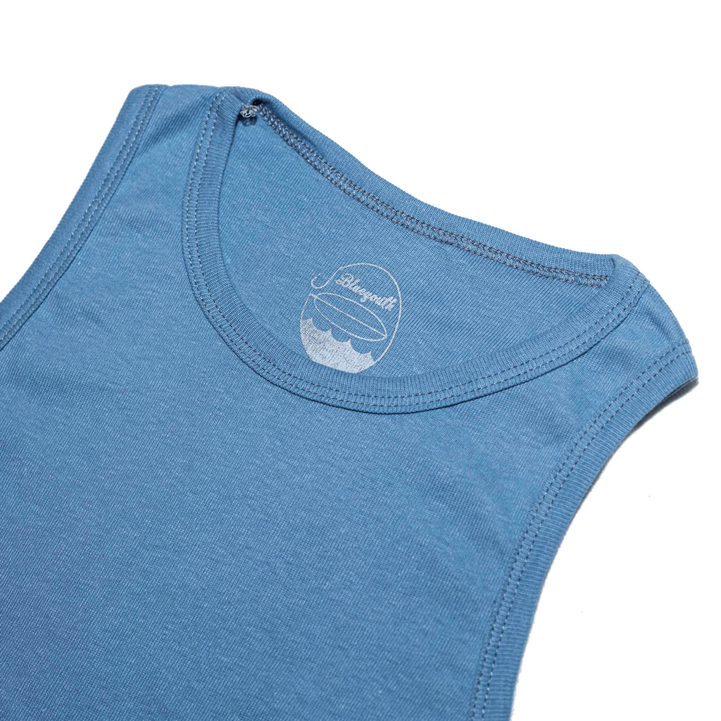 Ribbed Tank Top - Celeste