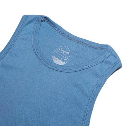 Ribbed Tank Top - Celeste