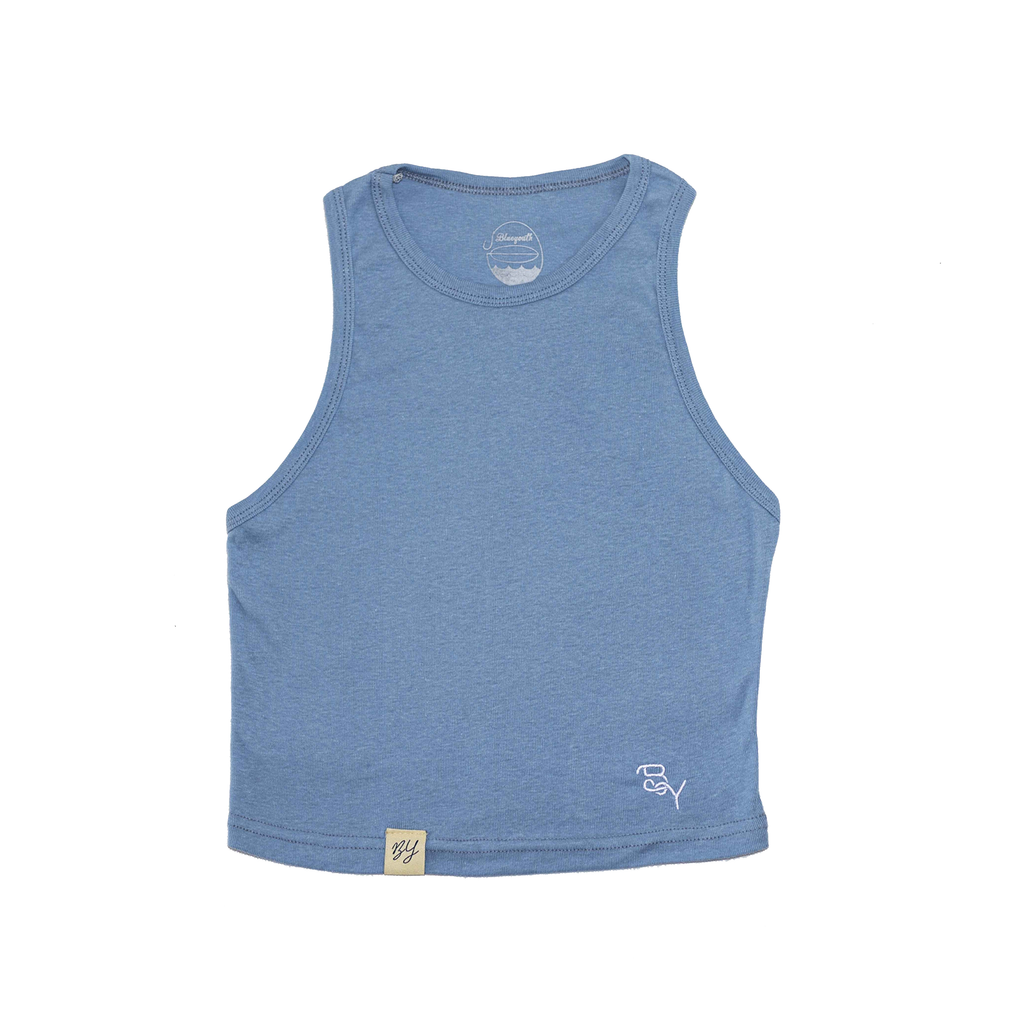 Ribbed Tank Top - Celeste