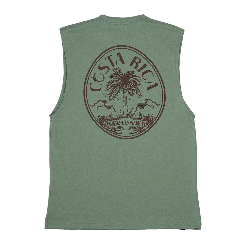 camisa blue youth verde sin mangas costa rica coco