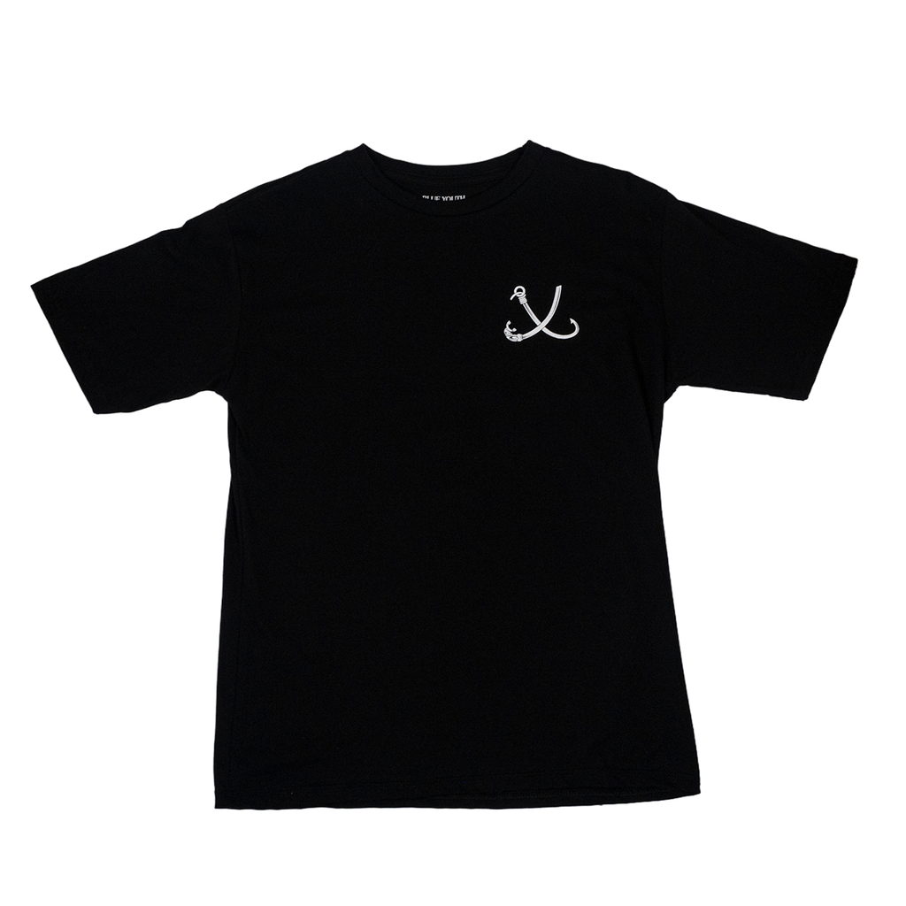 camisa fishing life color negro blue youth