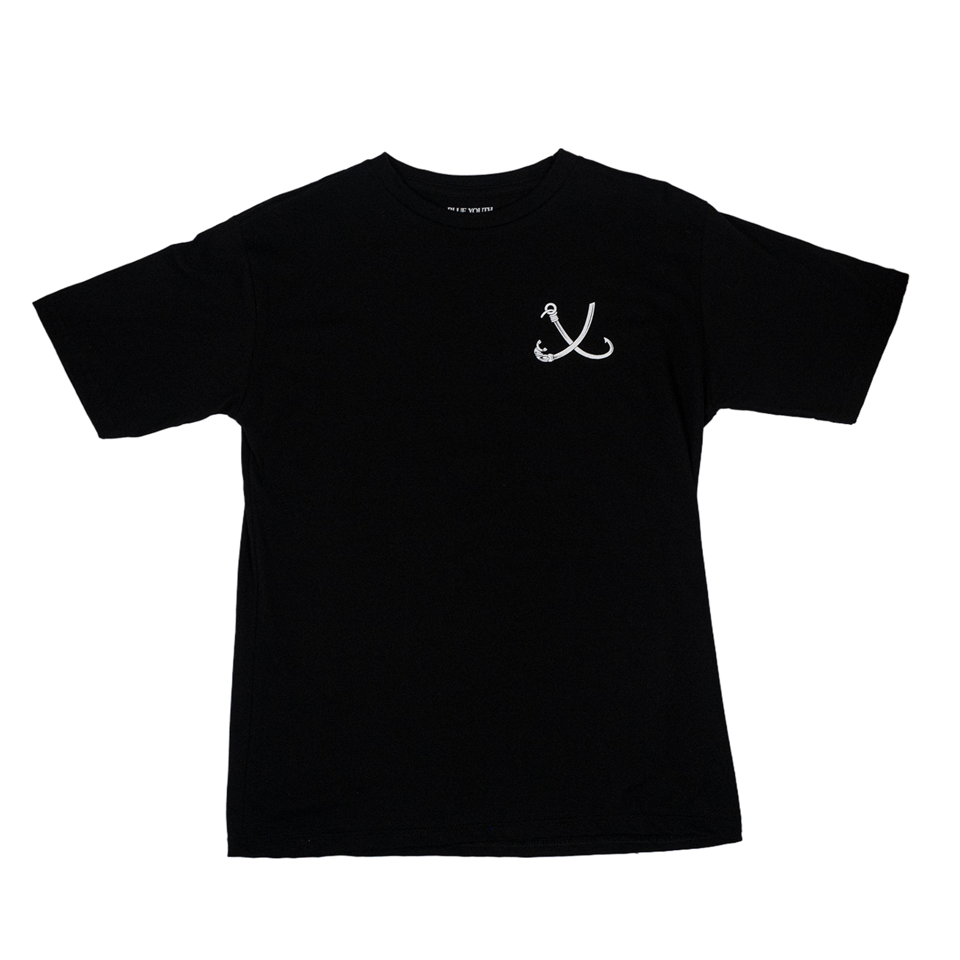 camisa fishing life color negro blue youth