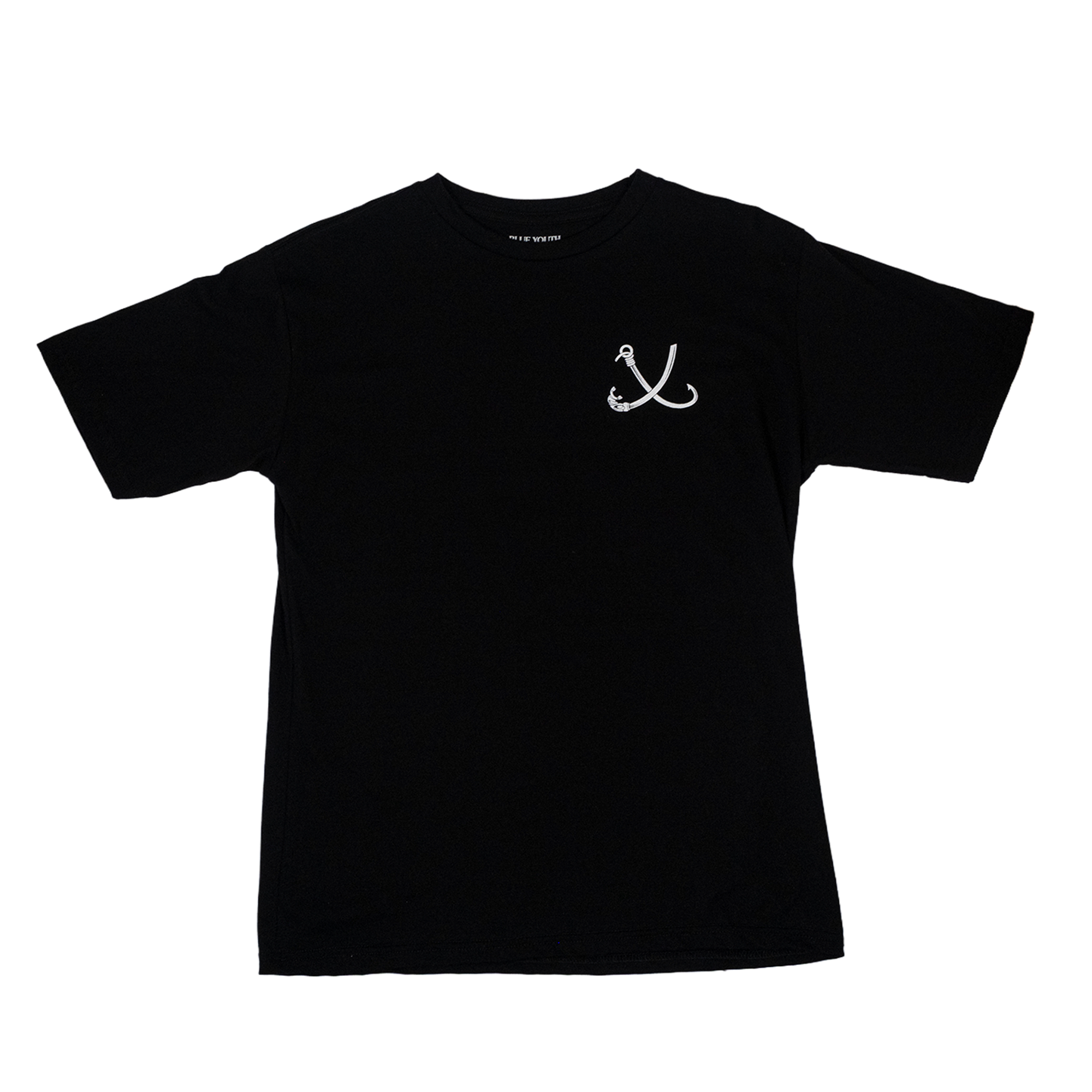 camisa fishing life color negro blue youth