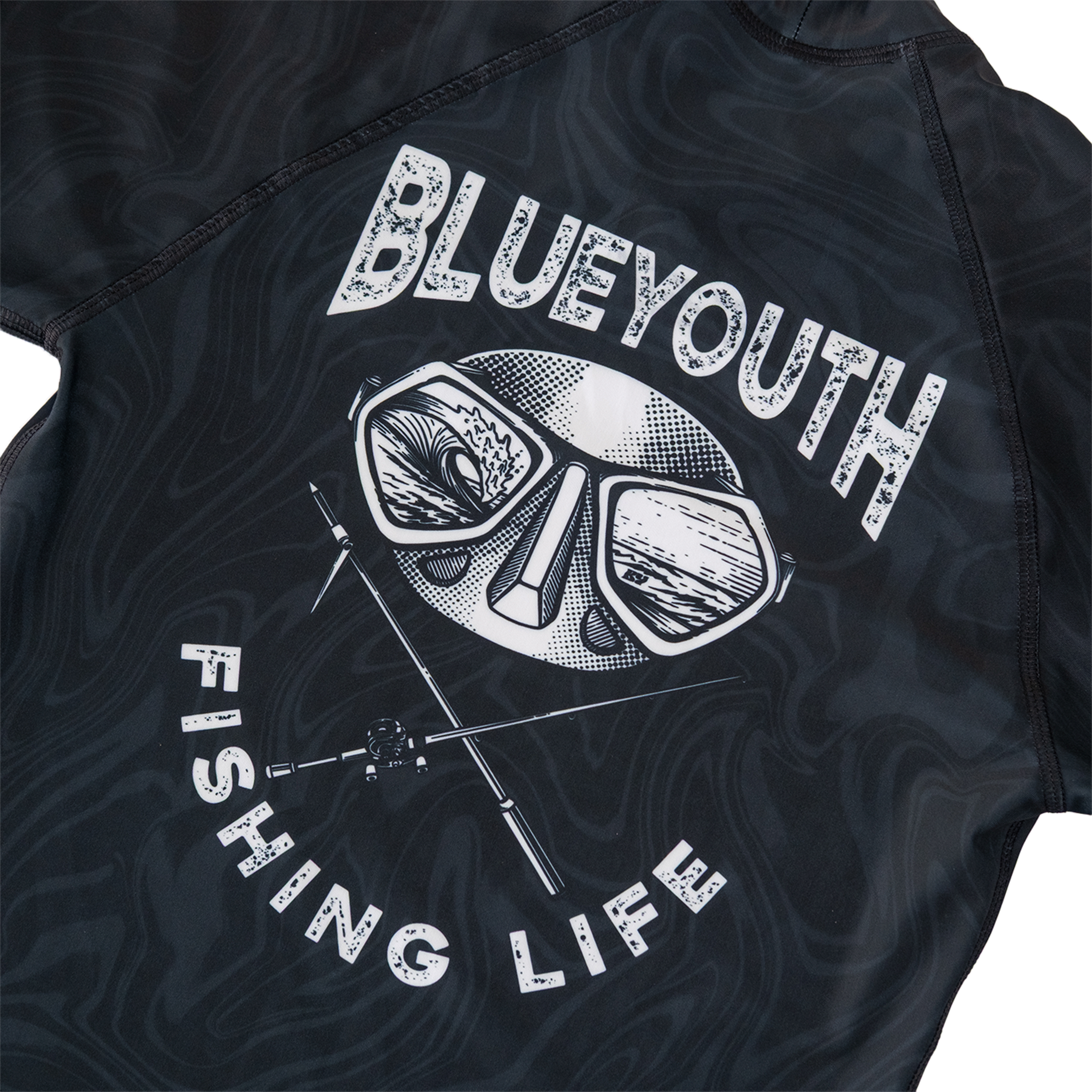 Fishing Lifestyle -Nautical Chart Rashguard