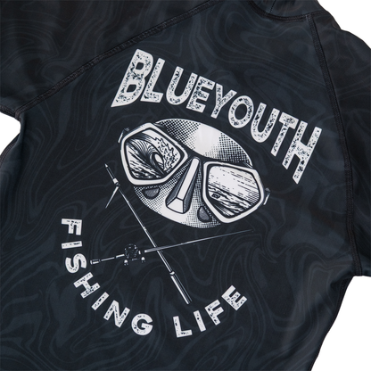 Fishing Lifestyle -Nautical Chart Rashguard