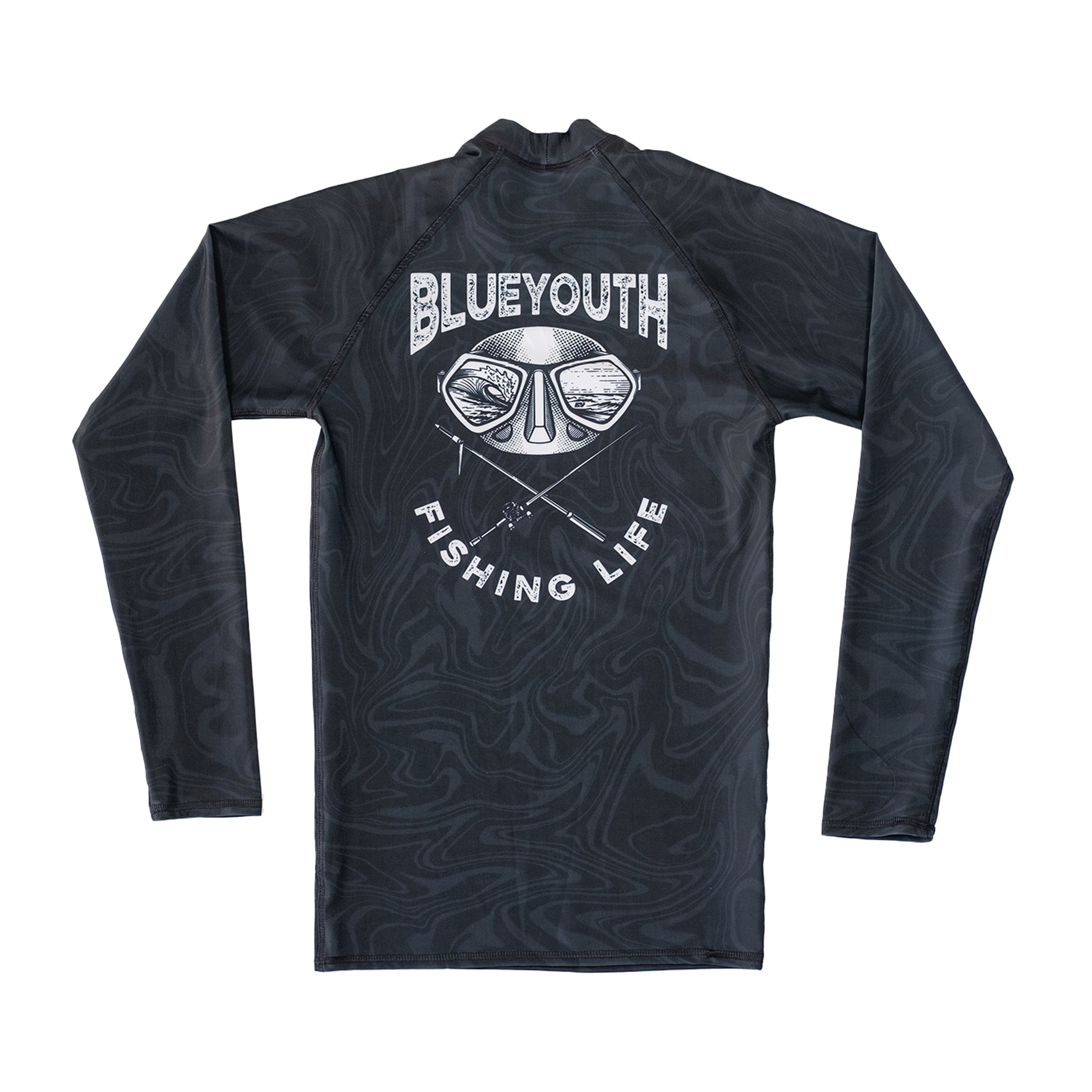 Fishing Lifestyle -Nautical Chart Rashguard