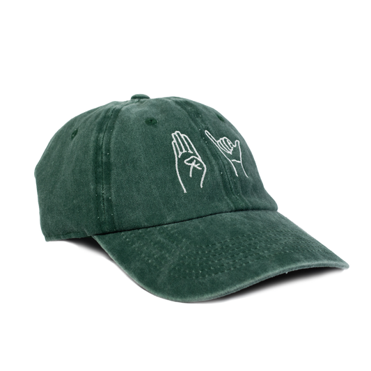 Dad Hat - BY Sign Verde Lavado