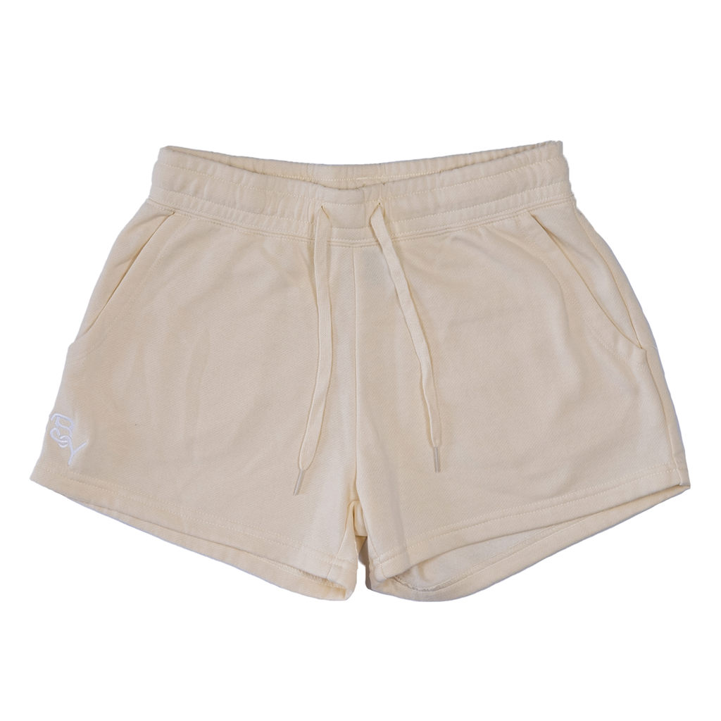 Short color hueso de diseño simple y limpio. Pieza versátil del catálogo Blue Youth.

