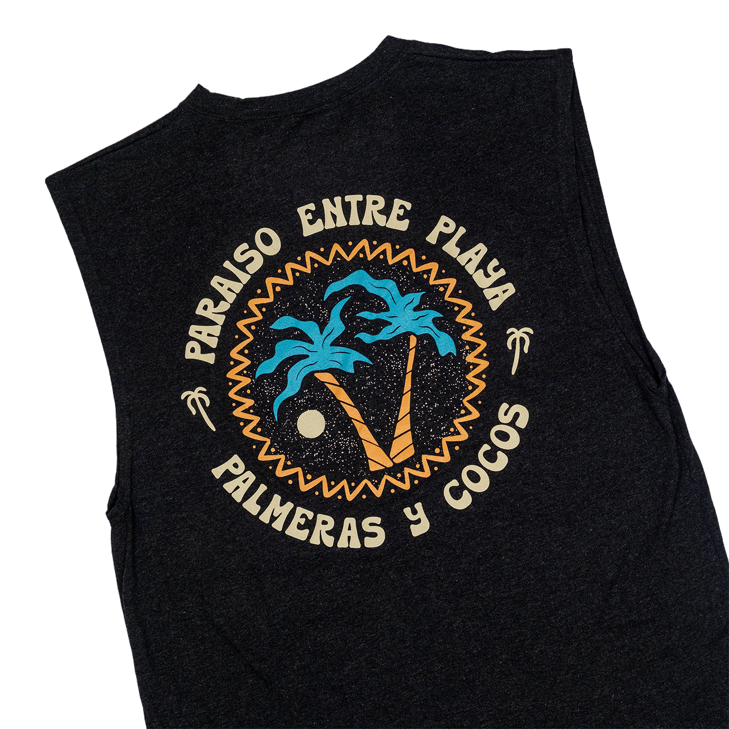 Paraíso entre Palmeras y Cocos - Camisa sin mangas