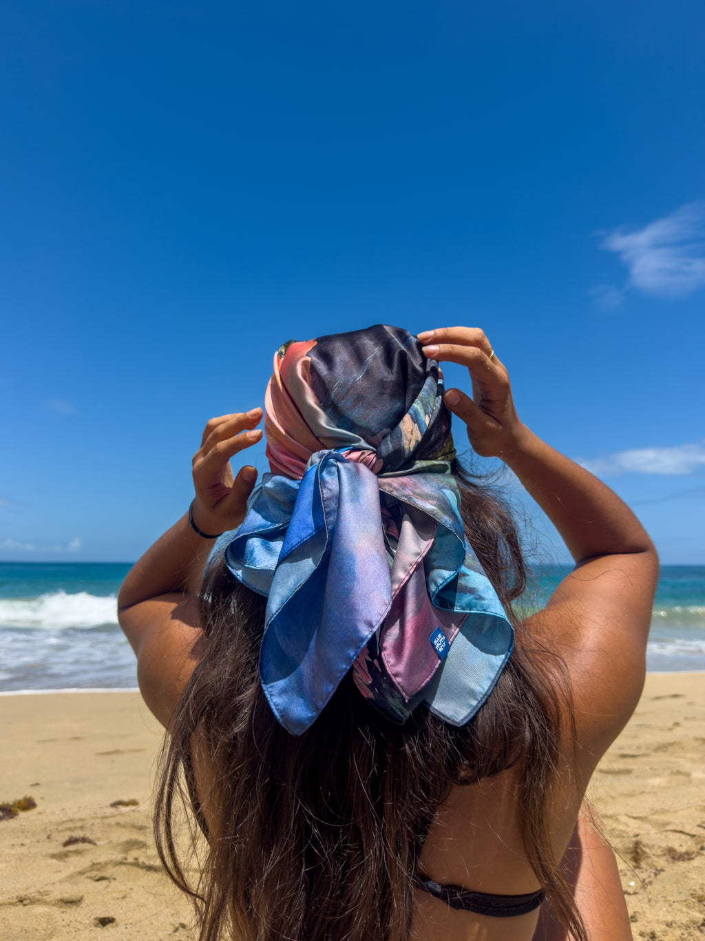 Pareo para playa con diseño de Punta Uva Puerto Viejo