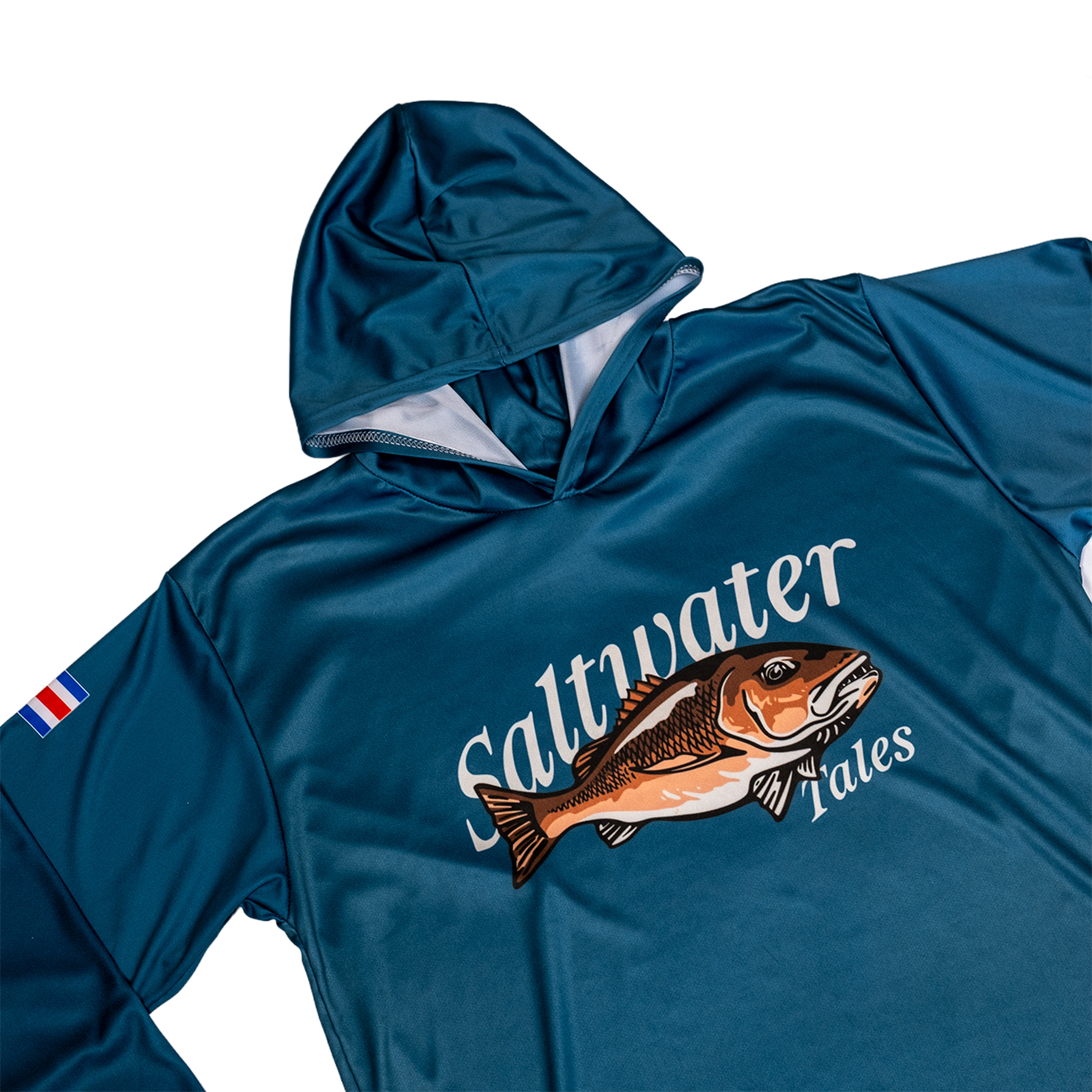 Camisa diseñada en Puerto Viejo para los amantes de la pesca