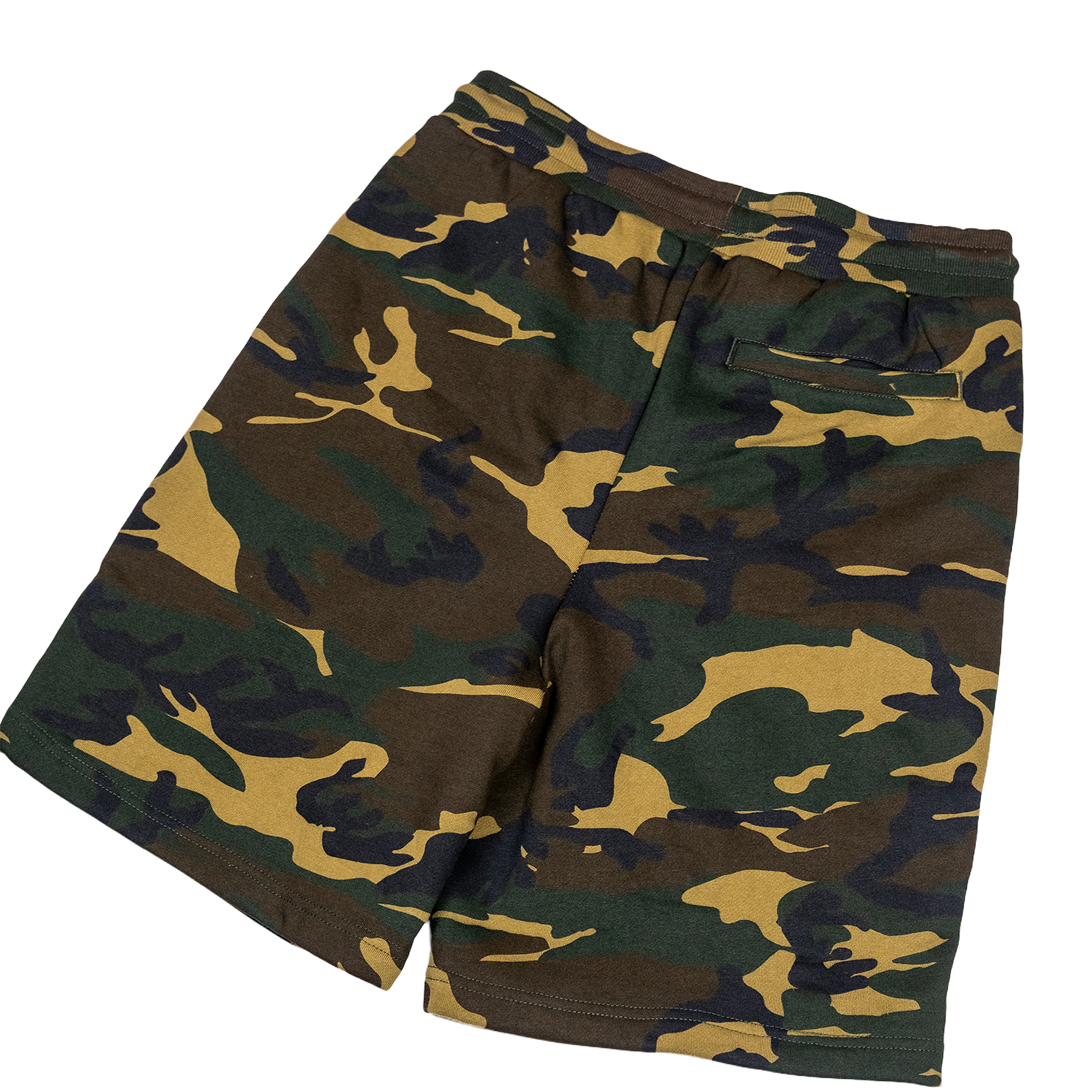 Short confortables en patrón camo marca Blue Youth