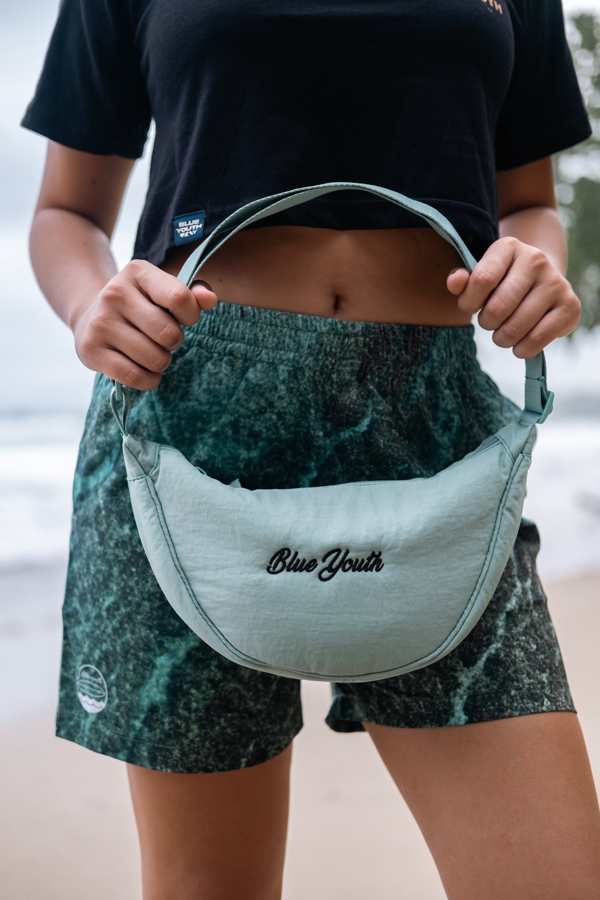 Shoulder bag marca Blue Youth diseñado en Puerto Viejo