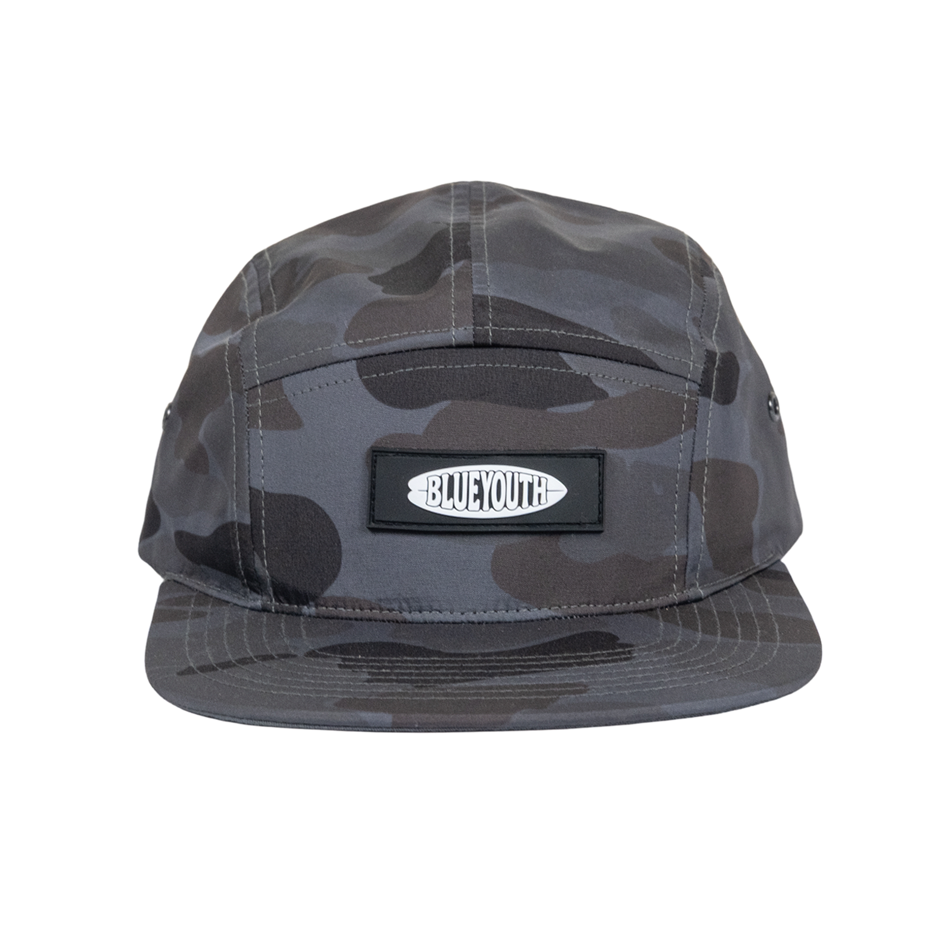 Gorra 5 paneles color gris blue youth