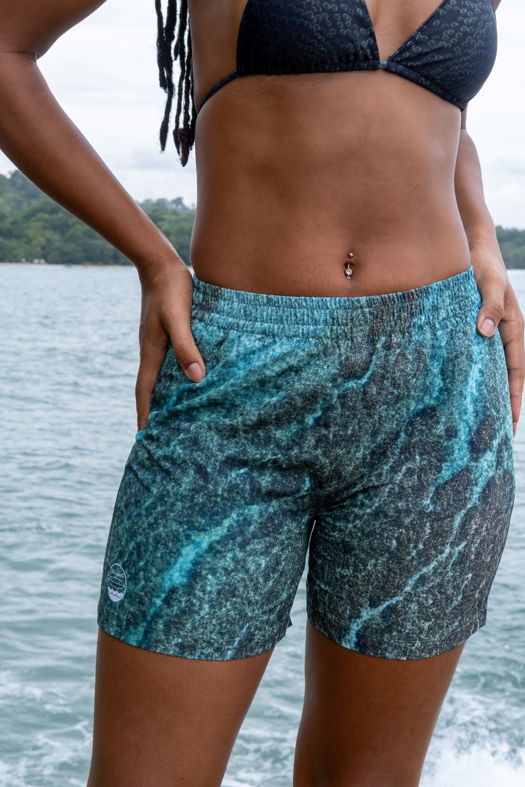 Shorts de playa inspirados en los arrecifes del Caribe