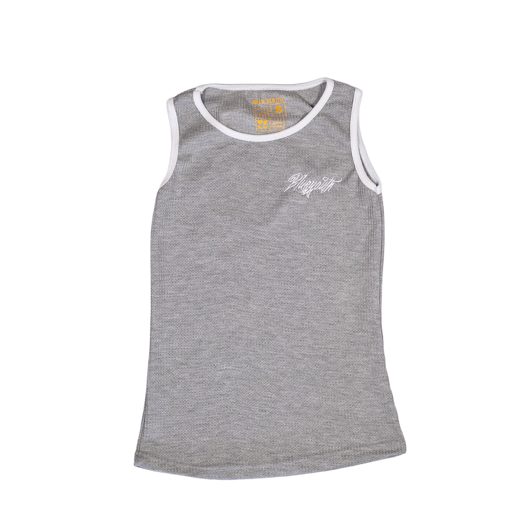 Waffle Tank Top Gris