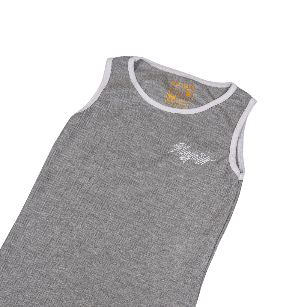 Waffle Tank Top Gris