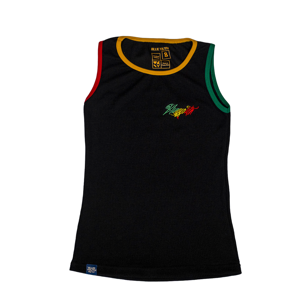 Waffle Tank Top Rasta