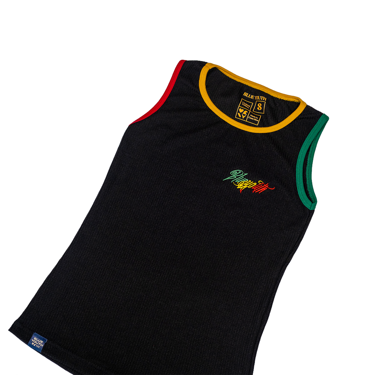 Waffle Tank Top Rasta