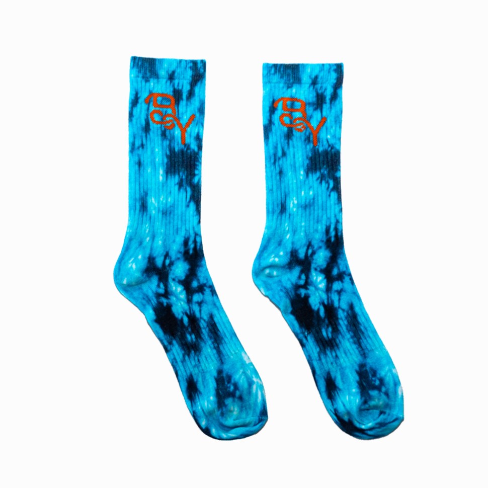 BY Tie Dye Socks Ice
