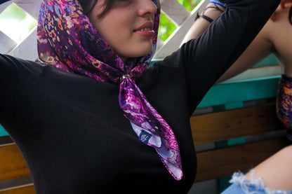 Bandana Purple Haze - Colab Arte Jaguar